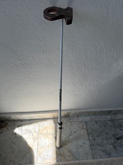 L.A.B. Golf DF3 putter vit skaft brun klubba