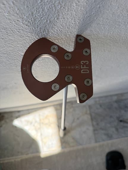 L.A.B. Golf DF3 putter vit skaft brun klubba