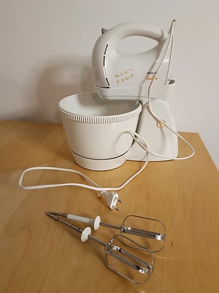 Philips elvisp med skål vit