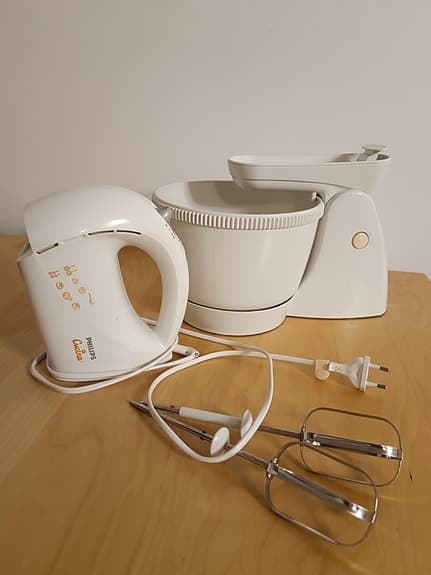 Philips elvisp med skål vit