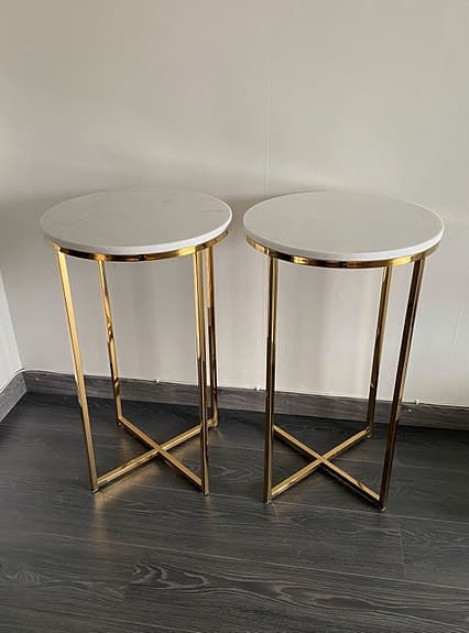 Sängbord marmor