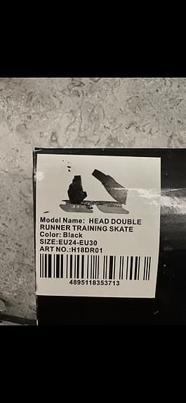 Head Double Runner Training Skate skridskor