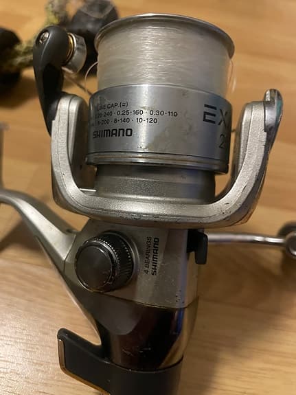 Shimano Exage haspelrulle