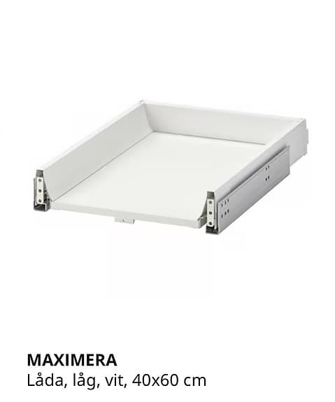 MAXIMERA (IKEA) låg innerlåda 40x60