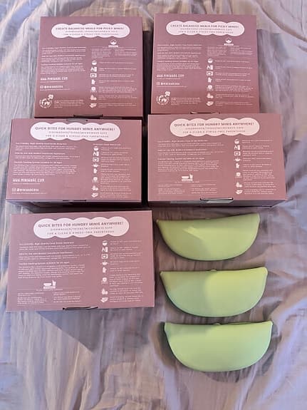 Miniware barnservis healthy meal set, sip & snack och haklappar NYTT!