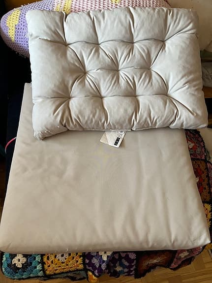 Ikea NÄMMARÖ utomhusfåtölj med dynor