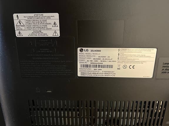 TV LG 32LD450 tv 32 tum svart