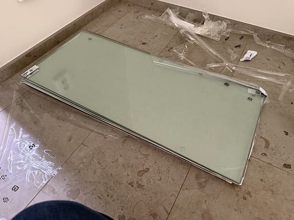 Ikea Utrusta hyllplan glas 80x37 cm 6st