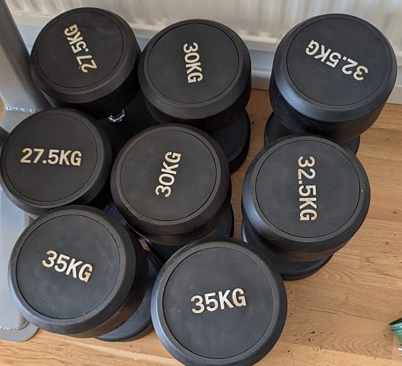 Hantelset & hantelställ