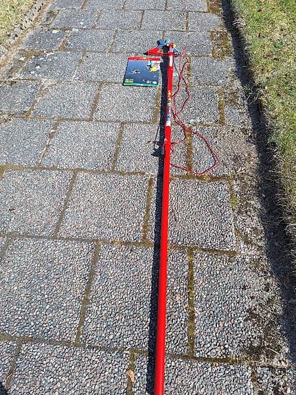 Wolf-Garten Grensax med justerbart  teleskopskaft upp till 4 meter