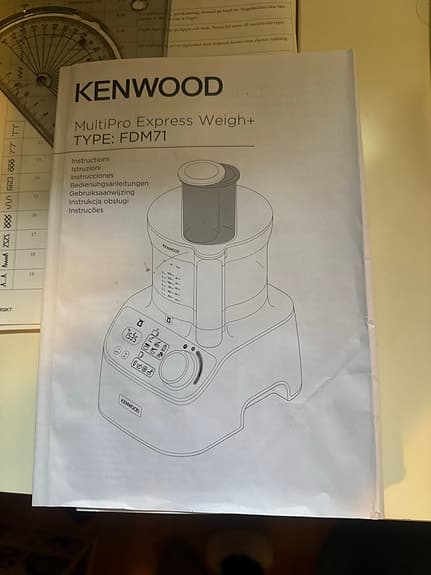 Kenwood MultiPro Express Weigh+ FDM71 matberedare med tillbehör
