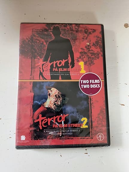 Terror på Elm Street 1 & 2 (DVD)