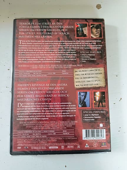 Terror på Elm Street 1 & 2 (DVD)