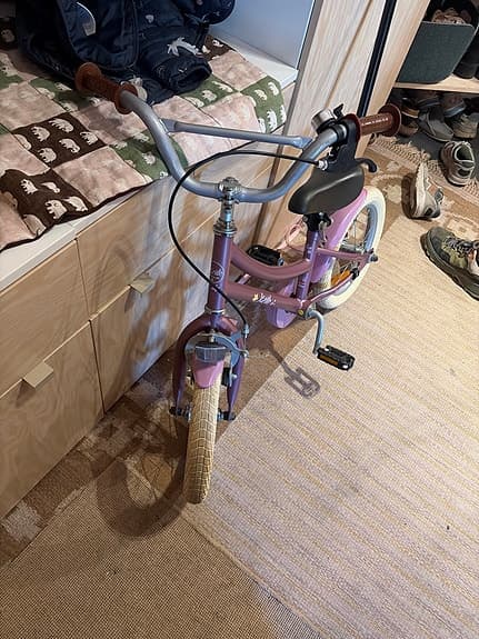 Nova Pink barncykel 14"