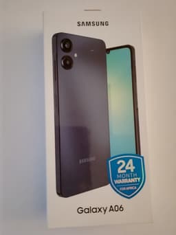 Helt ny/oöppnad   Samsung Galaxy A06, modell SM-A065F/DS