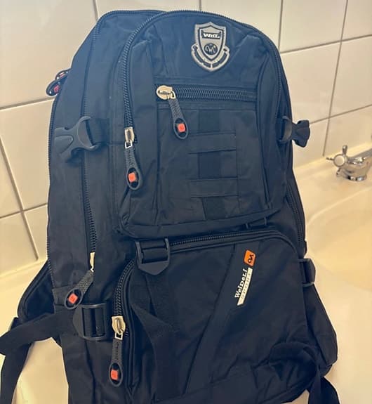 WeiDeLi sport ryggsäck svart