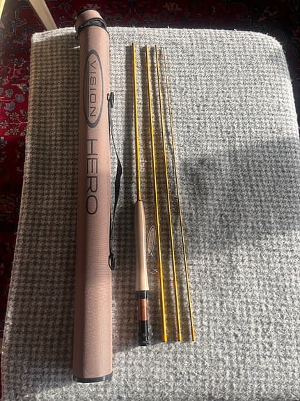 Vision Dry Hero 8ft #4 flugspö. (Helt nytt)