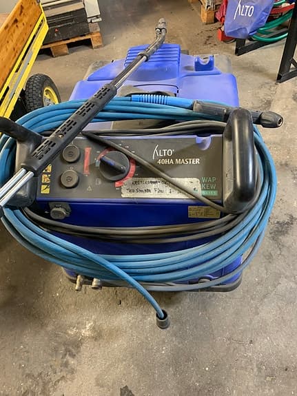 Alto 4000 Master högtryckstvätt blå, hetvatten
