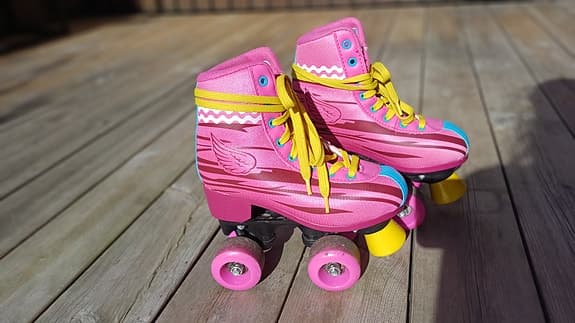 Disney Soy Luna rullskridskor st 32/33 set barn rosa