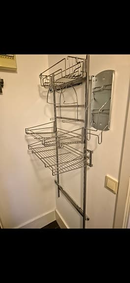 IKEA vägghängt förvaringsställ metall