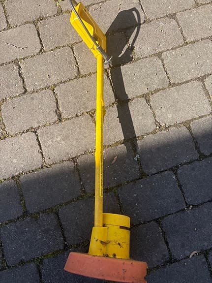 Elektrisk grästrimmer gul