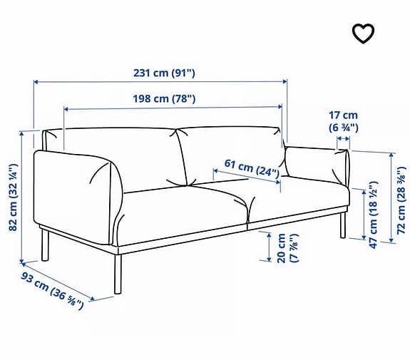 Helt ny soffa - IKEA Äpplaryd