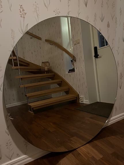 House Doctor rund klar spegel 110 cm