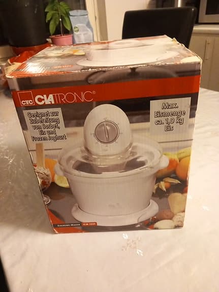Clatronic glassmaskin vit