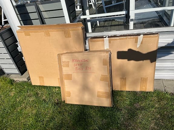 3 Runda trädgårdsbord aluminium vitt - Set