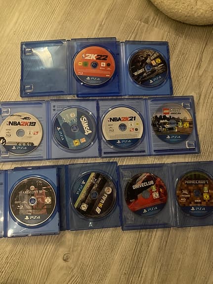 Ps4 864gb ( 10 spel ).