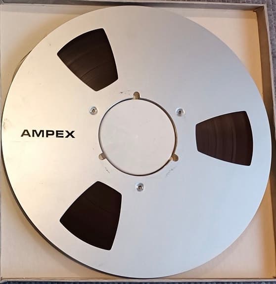 Ampex 456 bandrulle 10,5 tum metallspole