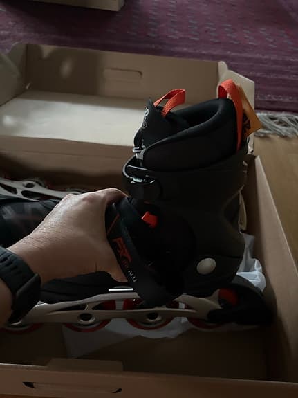 K2 F.I.T ALU 80 inlines svart röd storlek 42