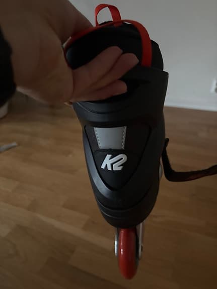 K2 F.I.T ALU 80 inlines svart röd storlek 42