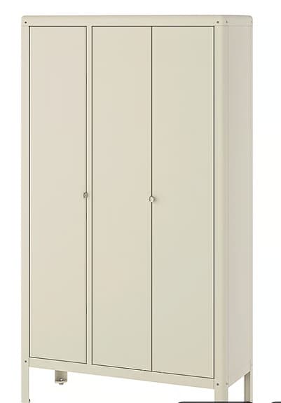 KOLBJÖRN Skåp, beige utomhus/inomhus, 90x161 cm