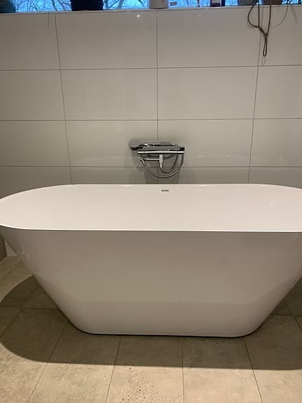 Svedbergs badkar fristående vitt