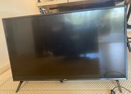 LG TV 43 tum svart (defekt bildskärm)