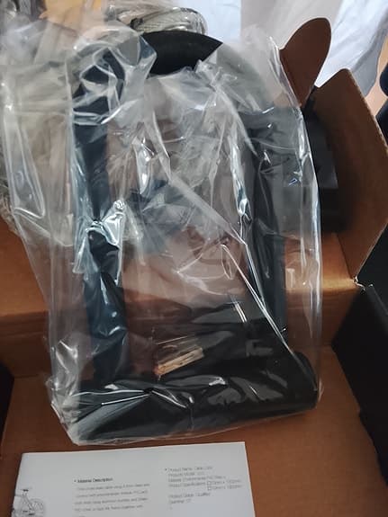 Cykellås bygellås med vajer och fäste svart