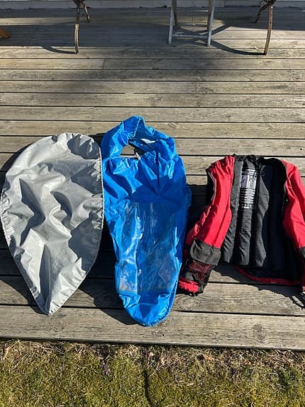 VKV Seagull Offshore-  komplett havskajakpaket (kolfiberpaddel & utrustning)