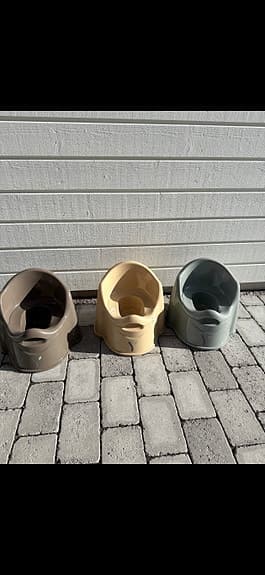 Potta för barn plast flerfärgade