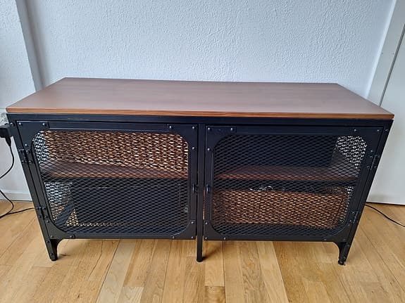 IKEA FJÄLLBO Tv-bänk, svart