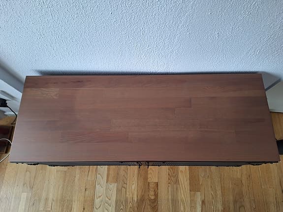 IKEA FJÄLLBO Tv-bänk, svart