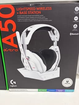 Logitech Astro A50 trådlöst gamingheadset vit