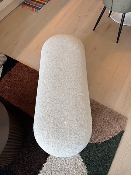 Bänk Teddy Off-White