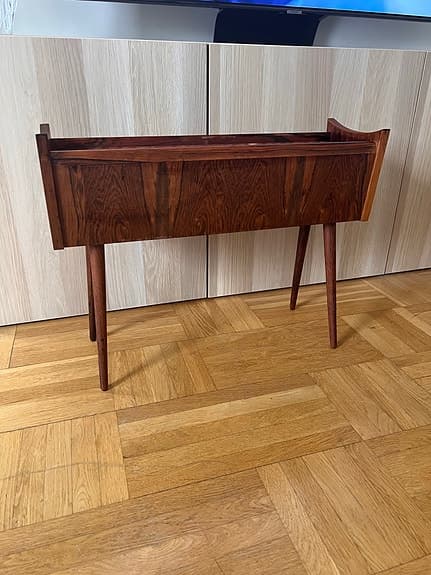 Vintage retro Teak blombord bord trä wood dansk design danish