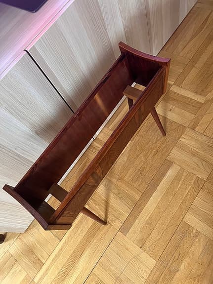 Vintage retro Teak blombord bord trä wood dansk design danish