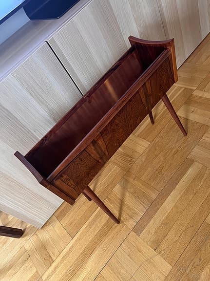 Vintage retro Teak blombord bord trä wood dansk design danish