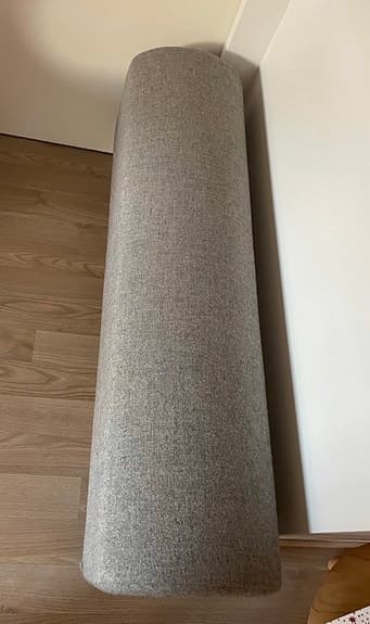 1 st sittbänk, pall från IKEA "Pastill" i grå ylletyg