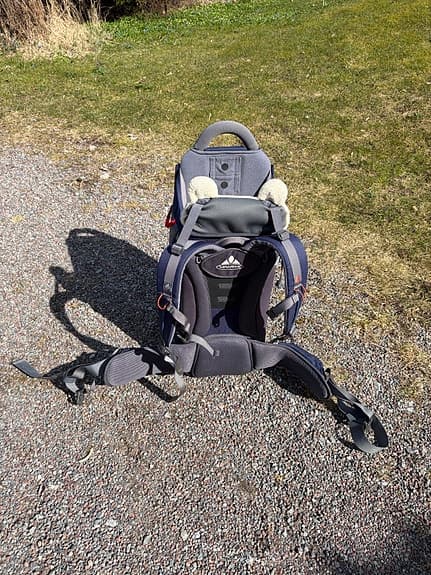 Vaude bärstol barn blå