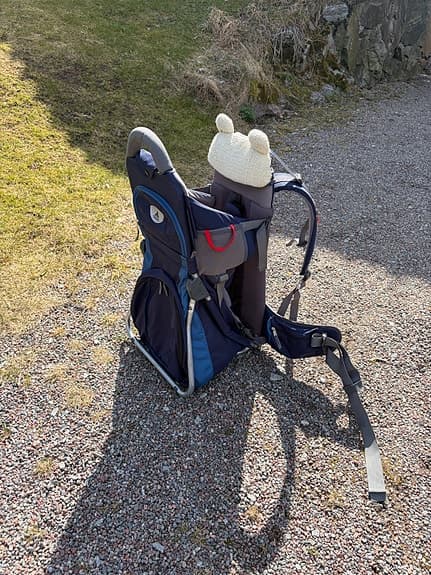 Vaude bärstol barn blå