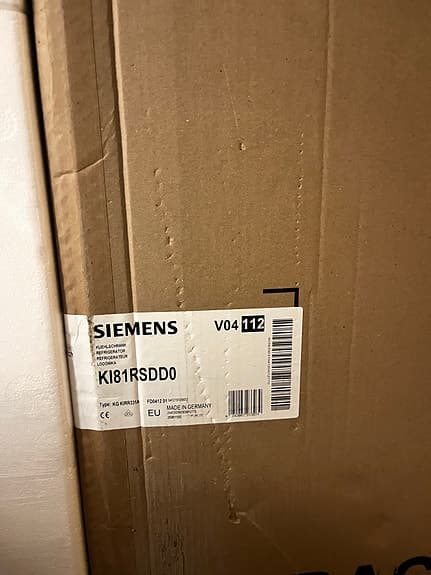 Nya oanvända Vitvaror från Siemens iQ 500 serien (2025).